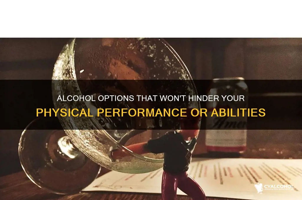 what alcohol doesn