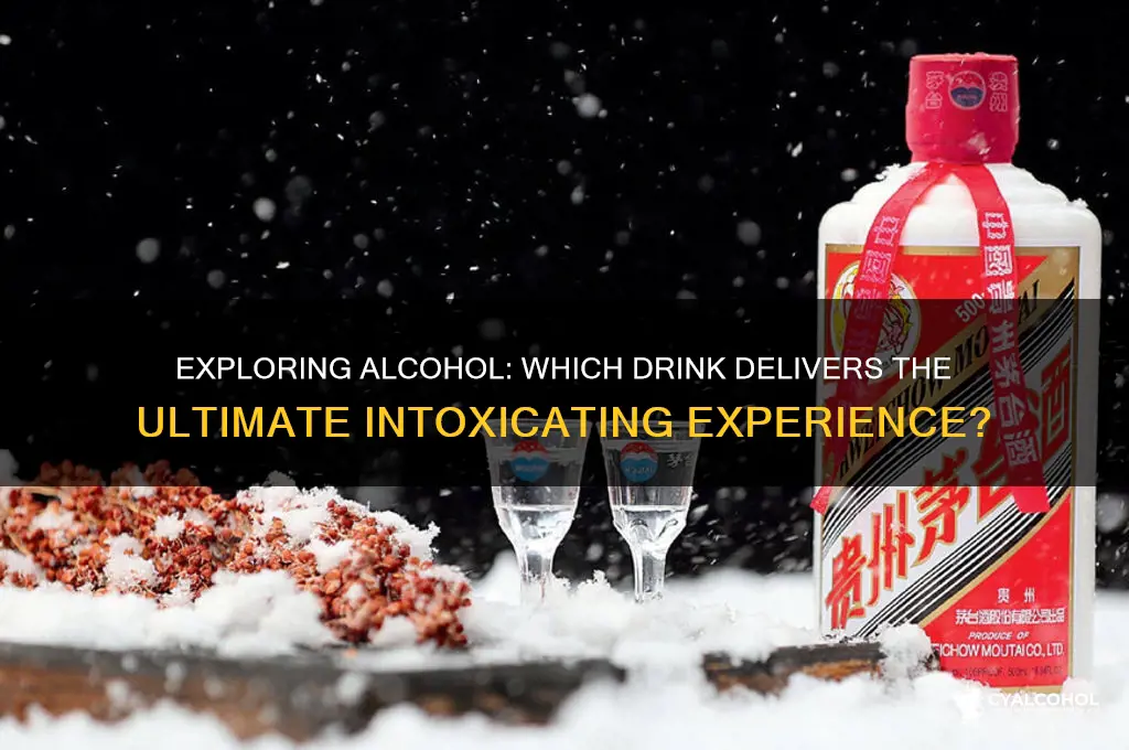 what alcohol gives the best drunk