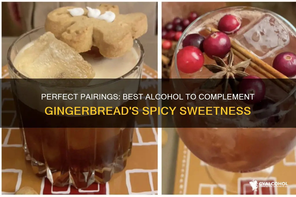 what alcohol goes best with gingerbread