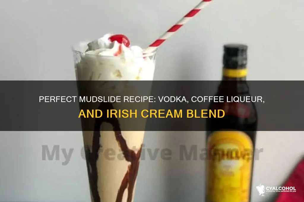 what alcohol goes in a mudslide