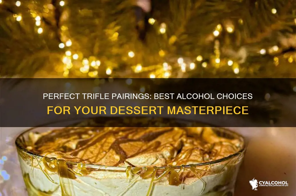 what alcohol goes in a trifle