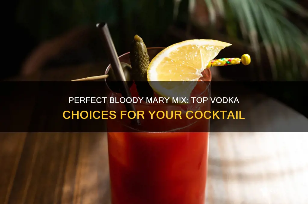 what alcohol goes in bloody marys