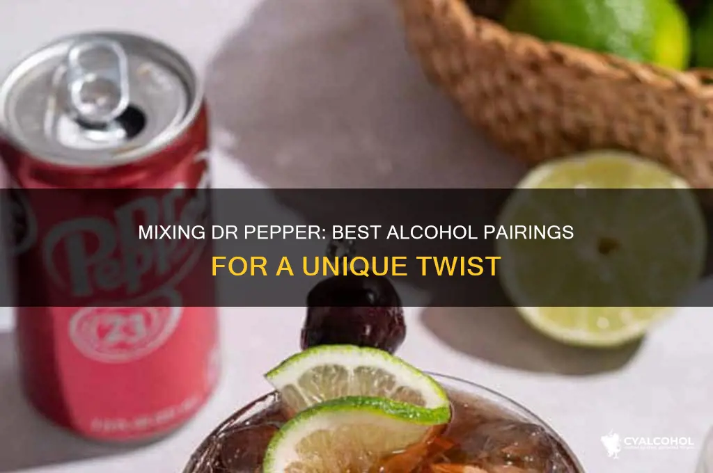 what alcohol goes in dr pepper
