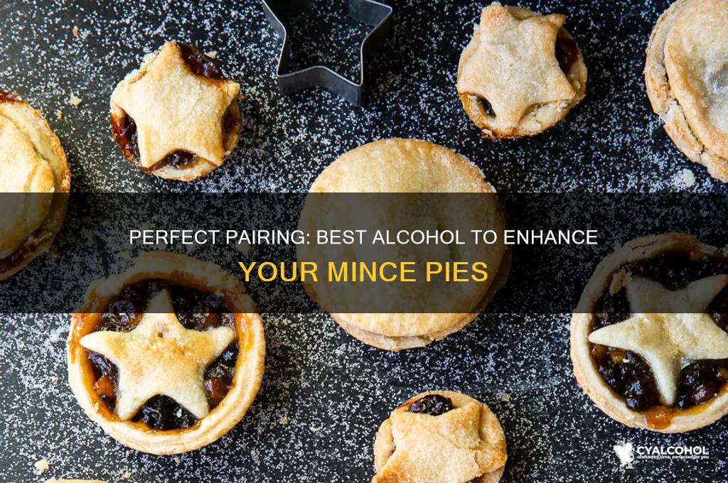 what alcohol goes in mince pies
