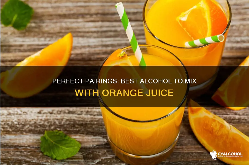 what alcohol goes in orange juice