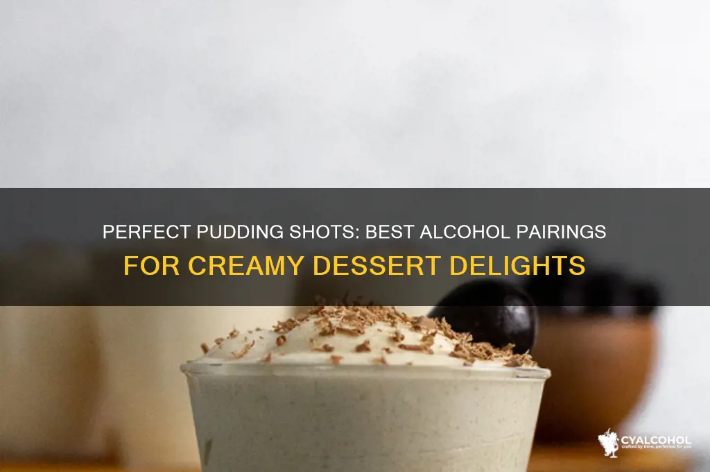 what alcohol goes in pudding shots