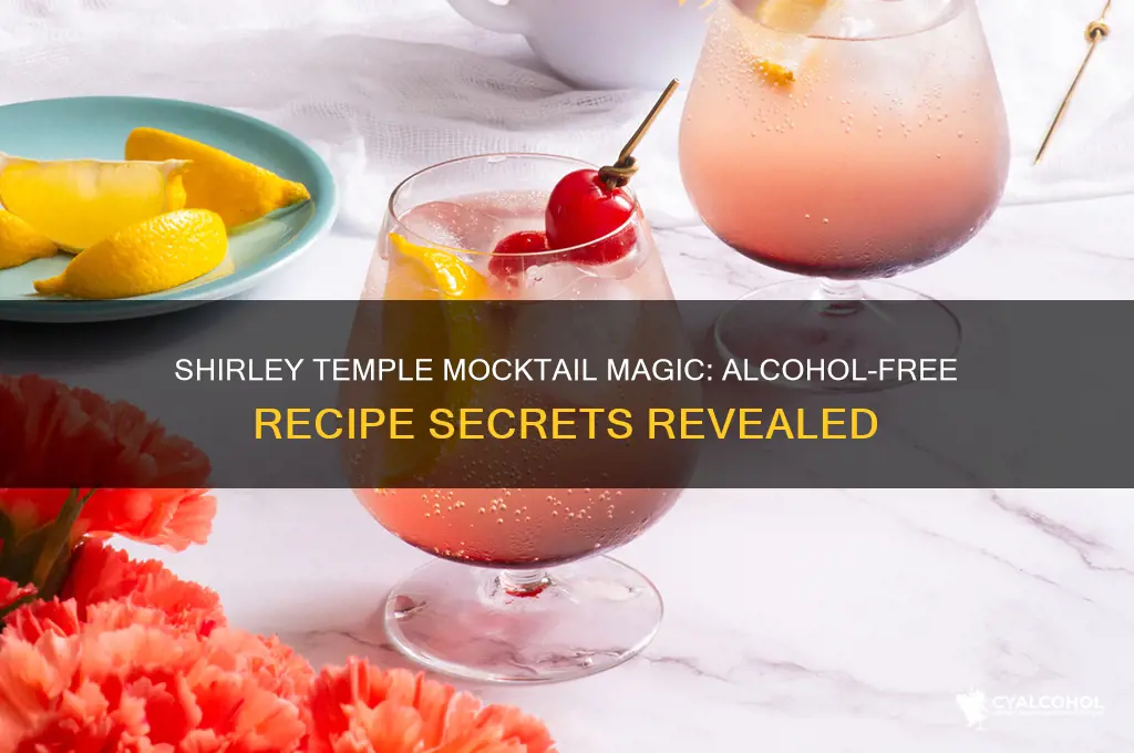 what alcohol goes in shirley temples