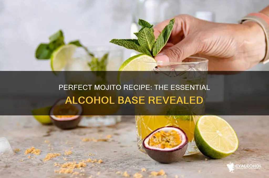 what alcohol goes into a mojito