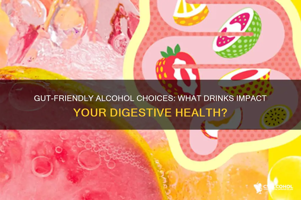 what alcohol goes to the gut