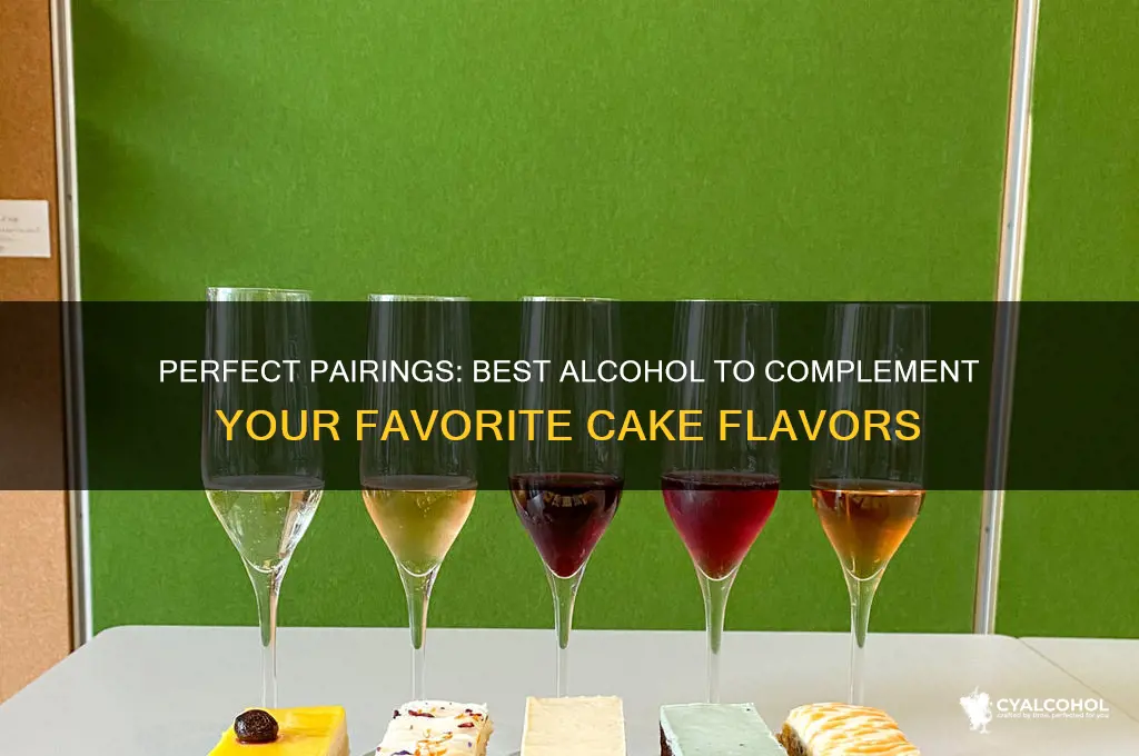 what alcohol goes well with cake