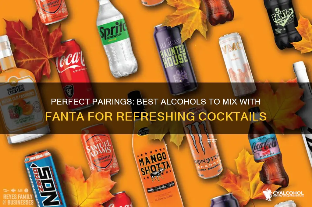 what alcohol goes well with fanta