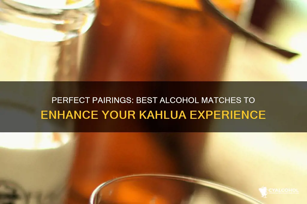 what alcohol goes well with kahlua