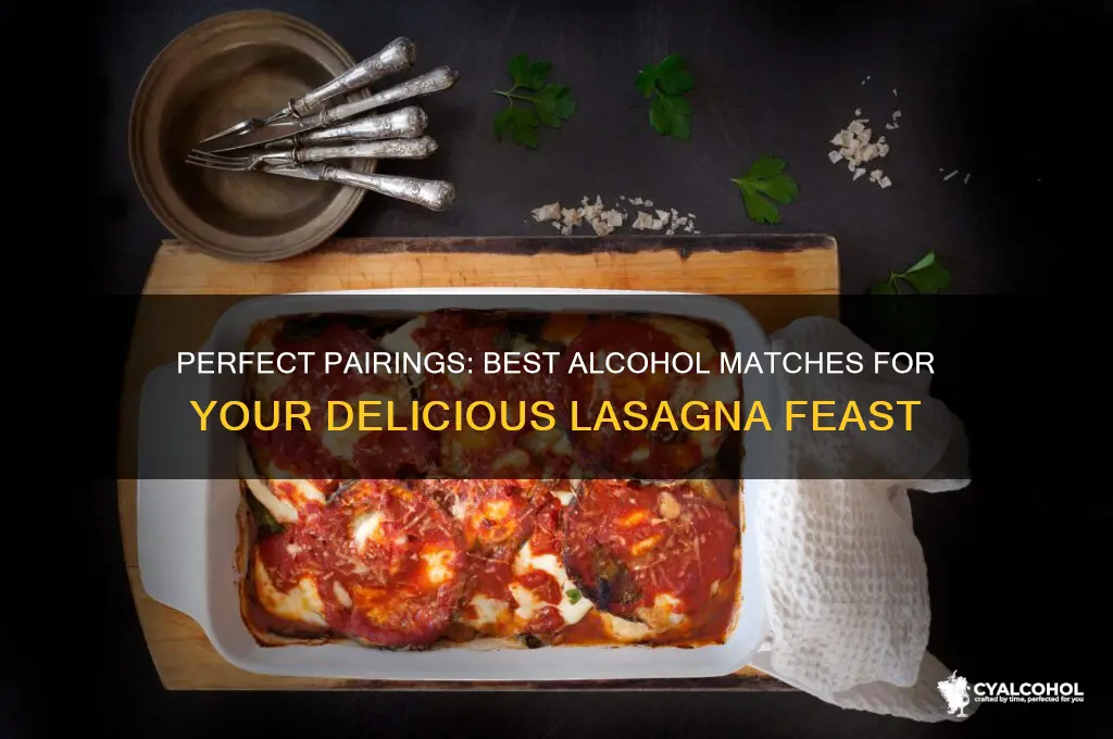 what alcohol goes well with lasagna