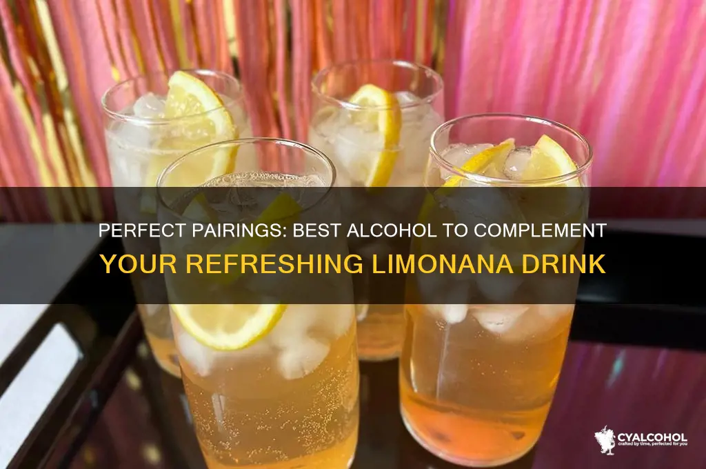 what alcohol goes well with lemonda