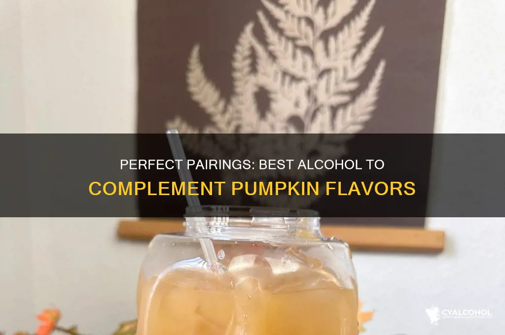 what alcohol goes well with pumpkin