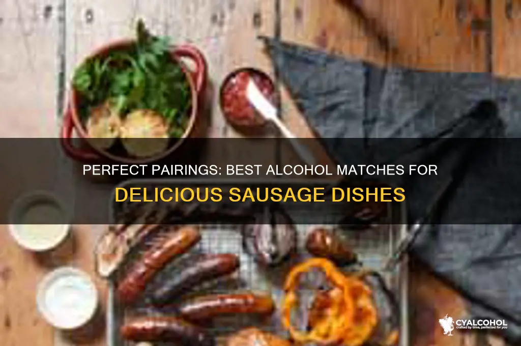 what alcohol goes well with sausage