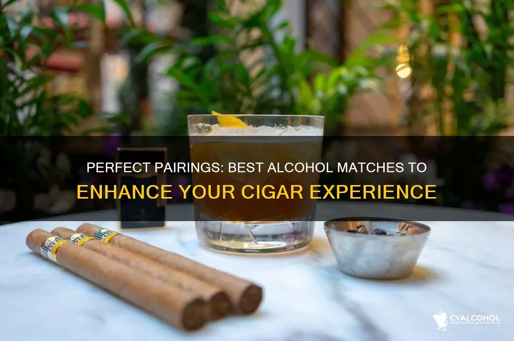 what alcohol goes with a cigar