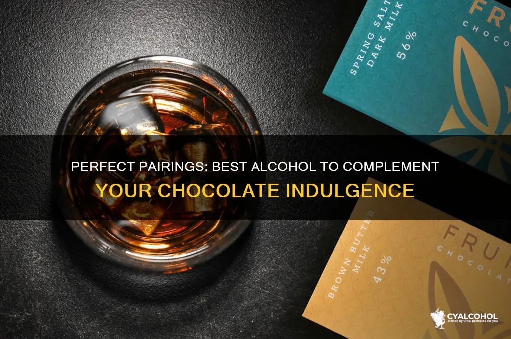 what alcohol goes with chocolate