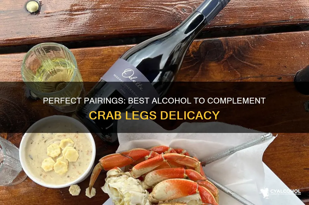 what alcohol goes with crab legs