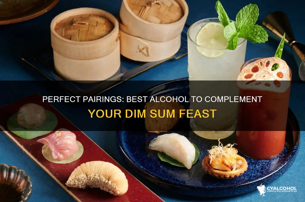 what alcohol goes with dim sum