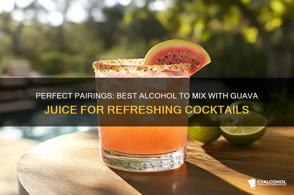 what alcohol goes with guava juice
