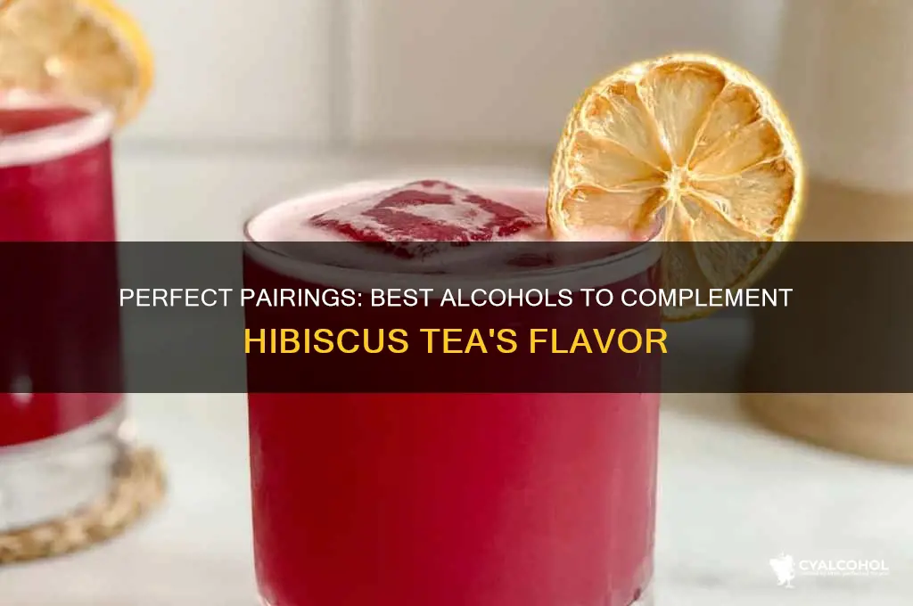 what alcohol goes with hibiscus tea