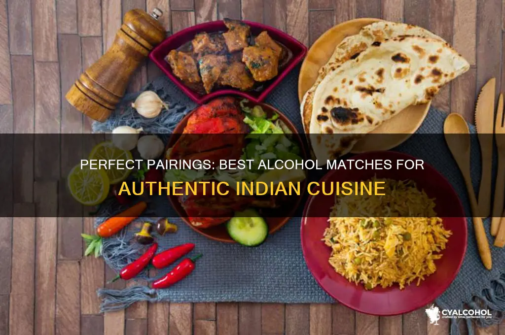 what alcohol goes with indian food