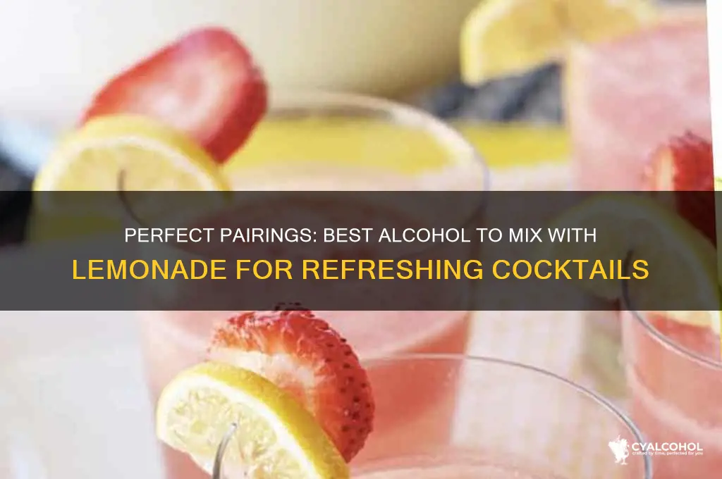 what alcohol goes with lemonade