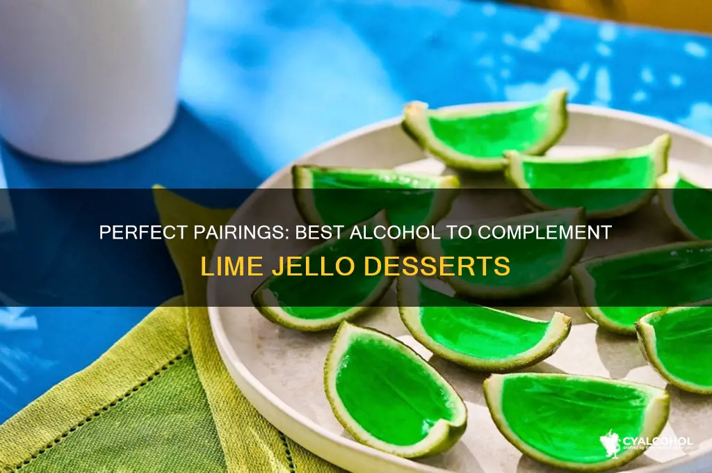 what alcohol goes with lime jello