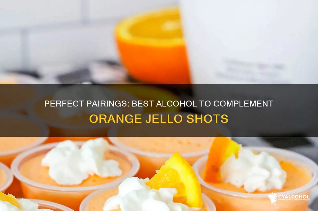 what alcohol goes with orange jello