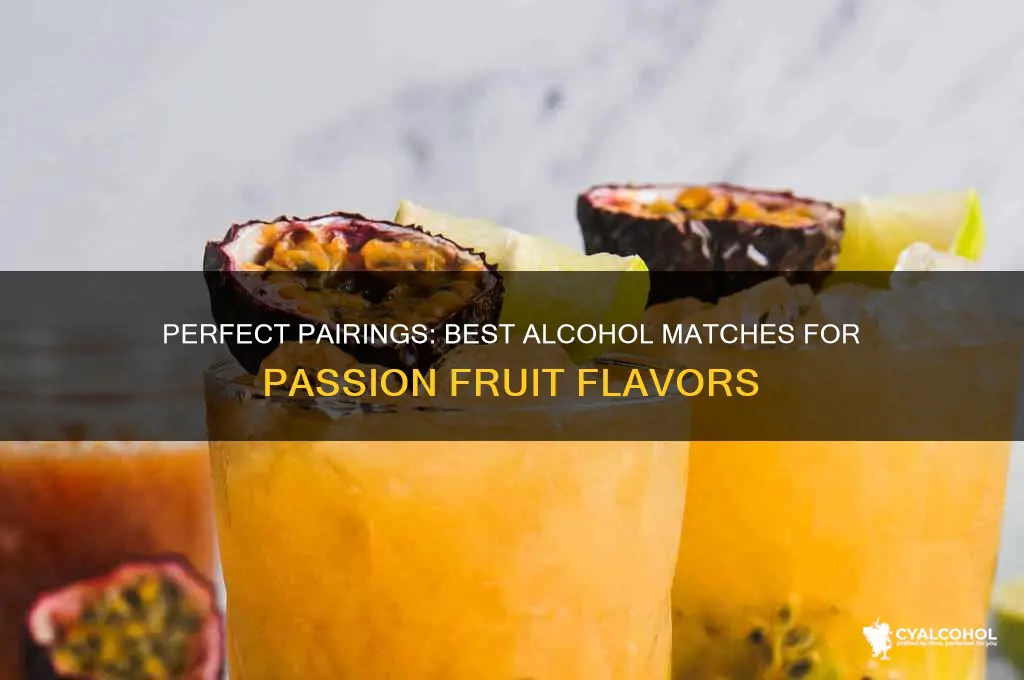 what alcohol goes with passion fruit