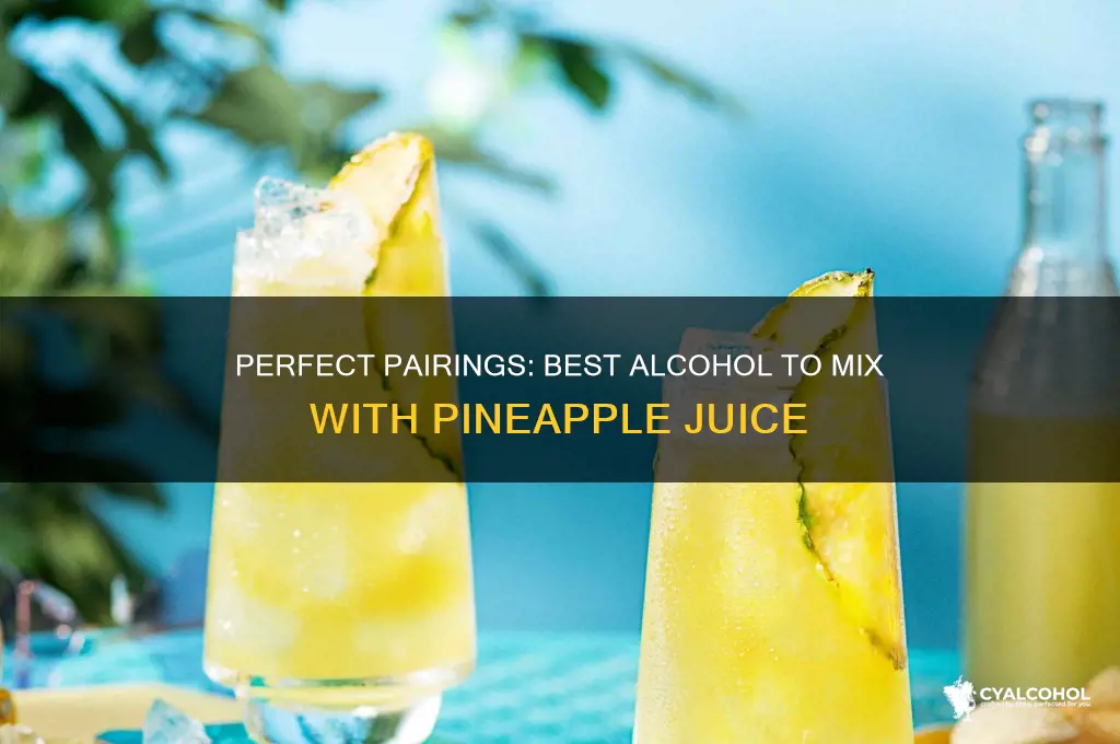 what alcohol goes with pineaple juice