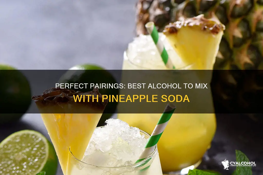 what alcohol goes with pineapple soda