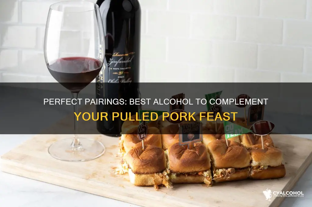what alcohol goes with pulled pork