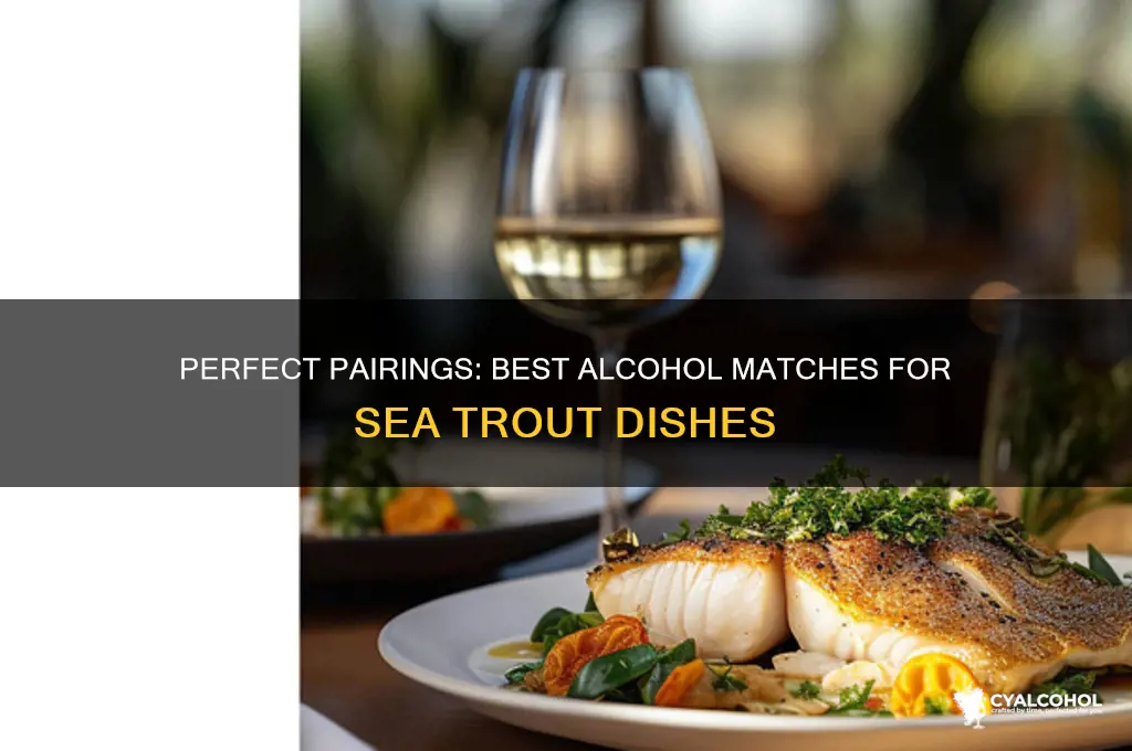 what alcohol goes with sea trout