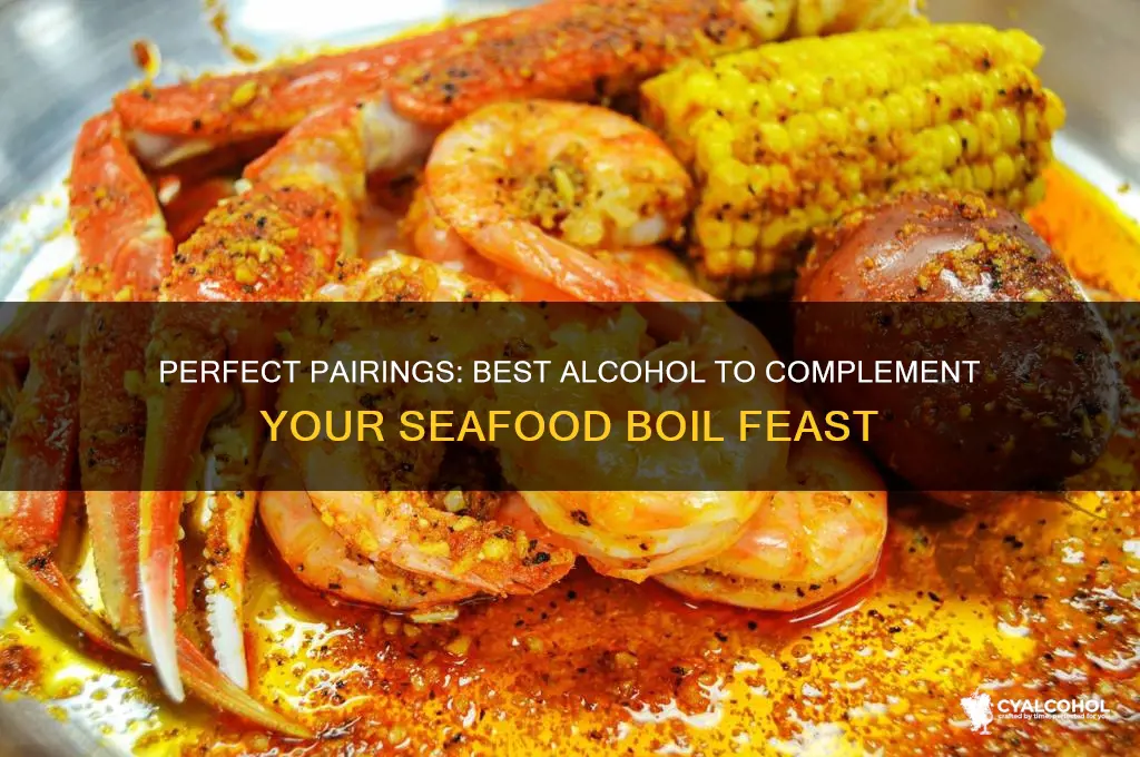 what alcohol goes with seafood boil