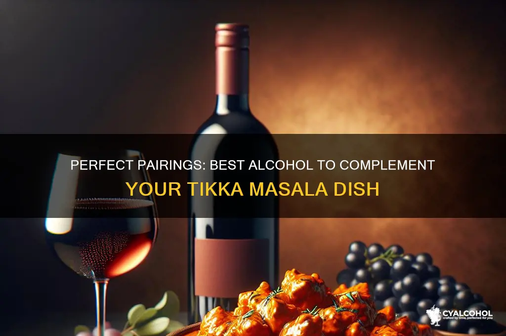what alcohol goes with tikka masala