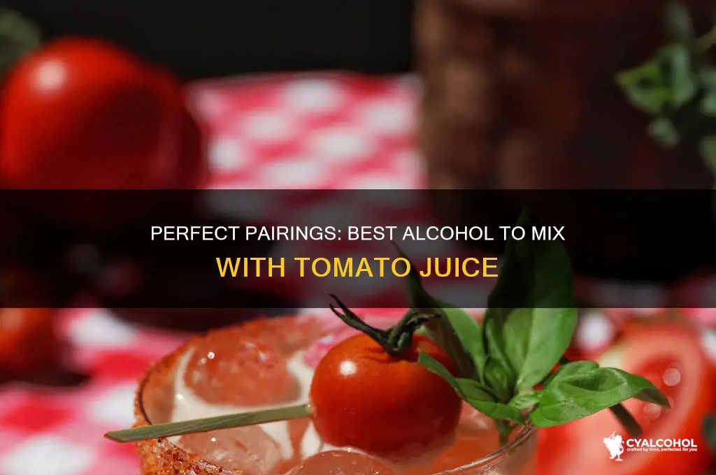 what alcohol goes with tomato juice