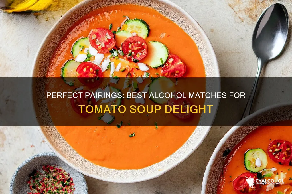 what alcohol goes with tomato soup