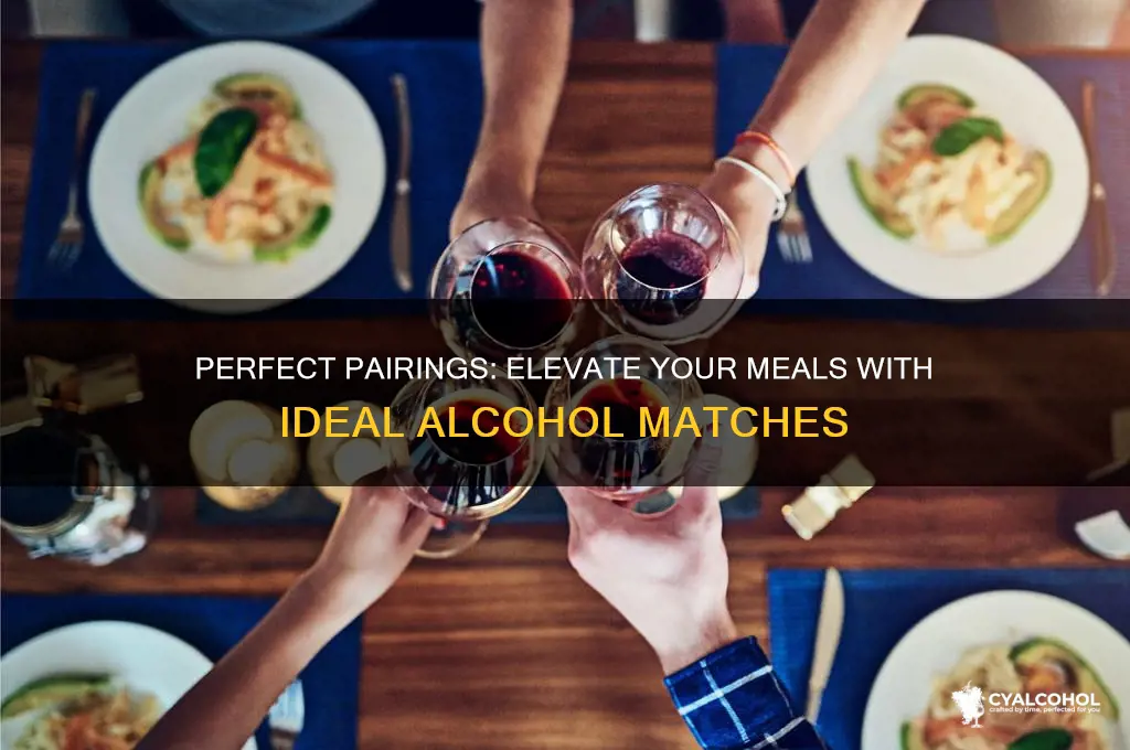 what alcohol goes with what food