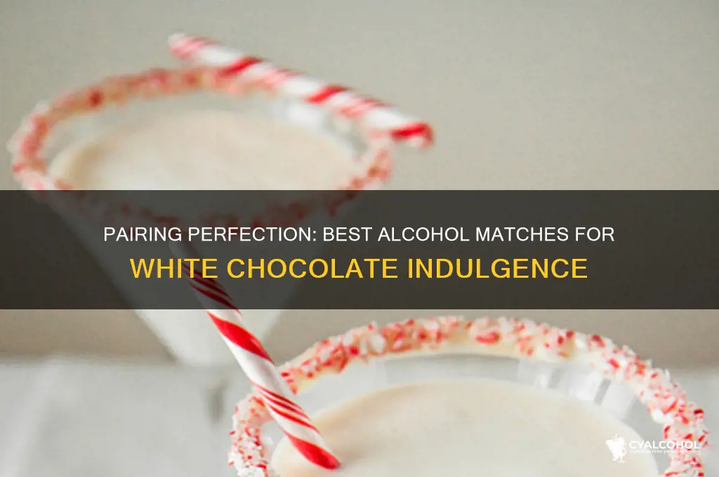 what alcohol goes with white chocolate