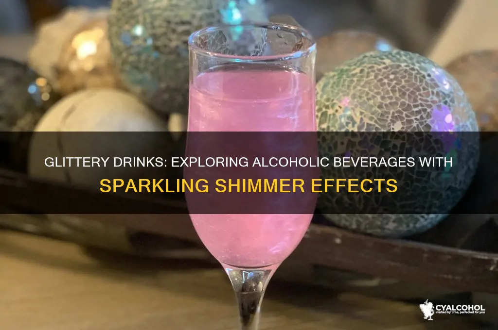 what alcohol has glitter in it