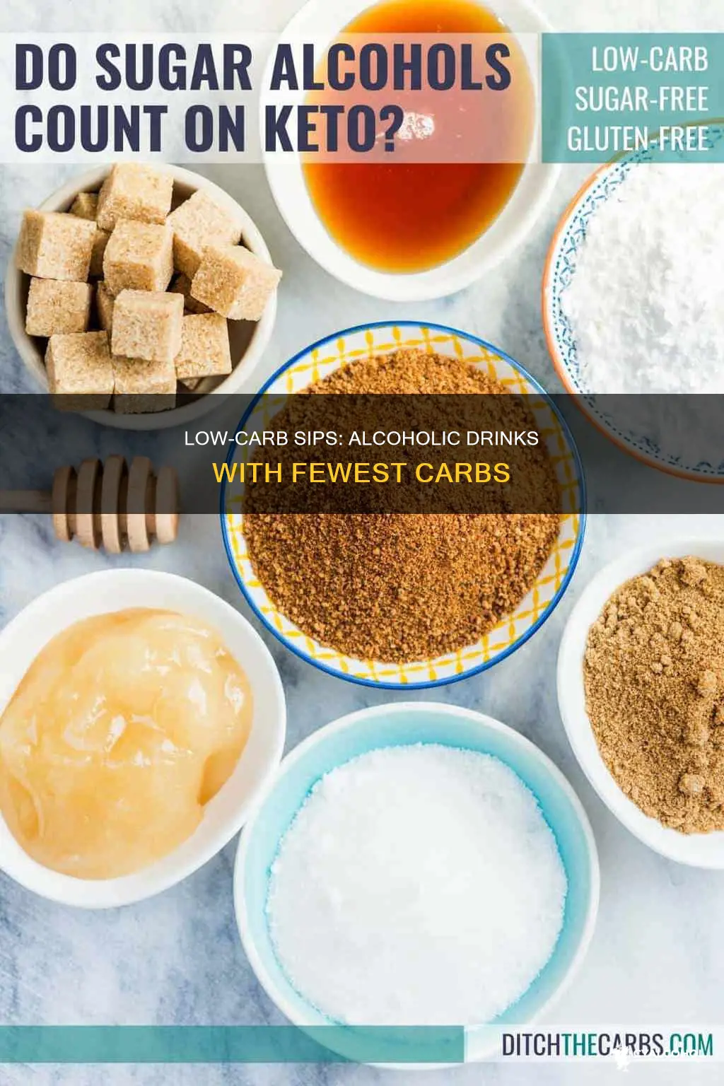 what alcohol has least amount of carbs per ounce