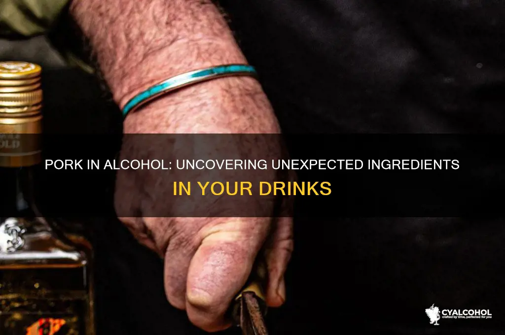 what alcohol has pork in it