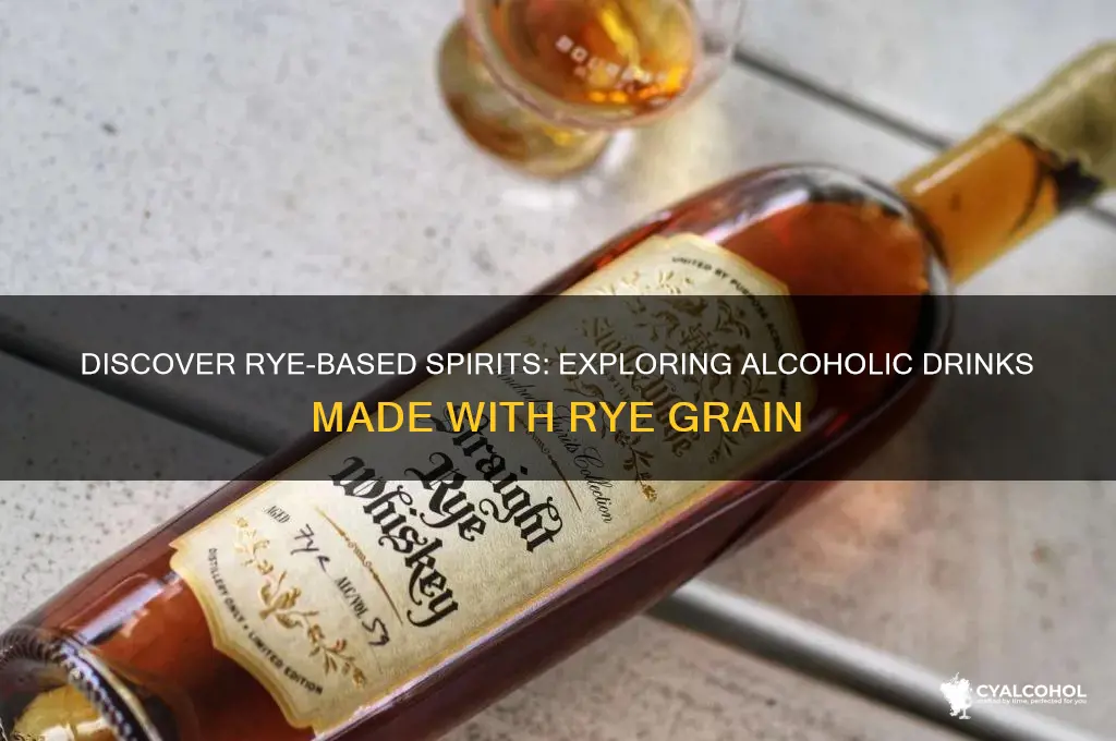 what alcohol has rye in it