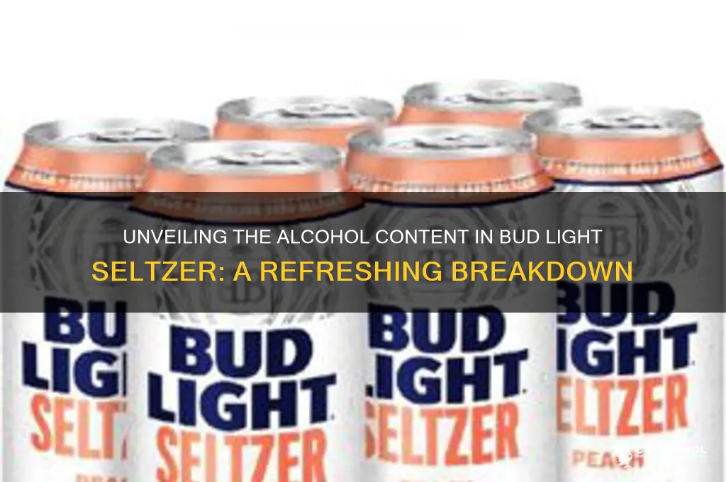 what alcohol in bud light seltzer