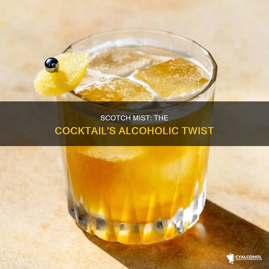what alcohol is added into a scotch mist cocktail
