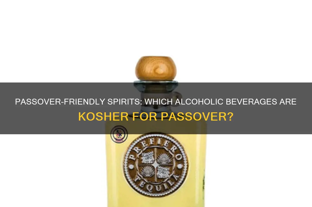what alcohol is allowed on passover
