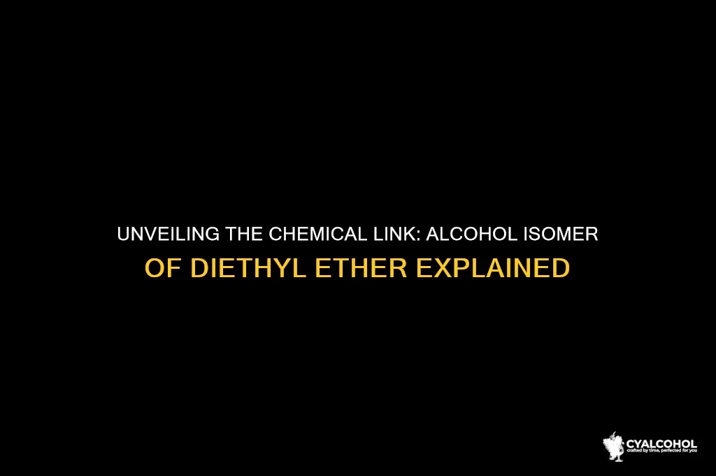what alcohol is an isomer of diethyl ether