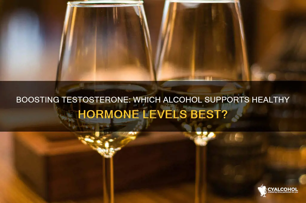 what alcohol is best for testosterone